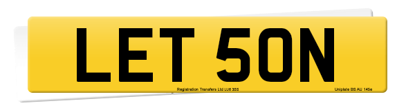 Registration number LET 50N